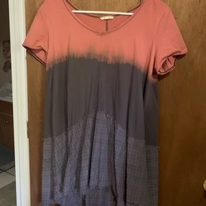 vintage tyedye mini dress